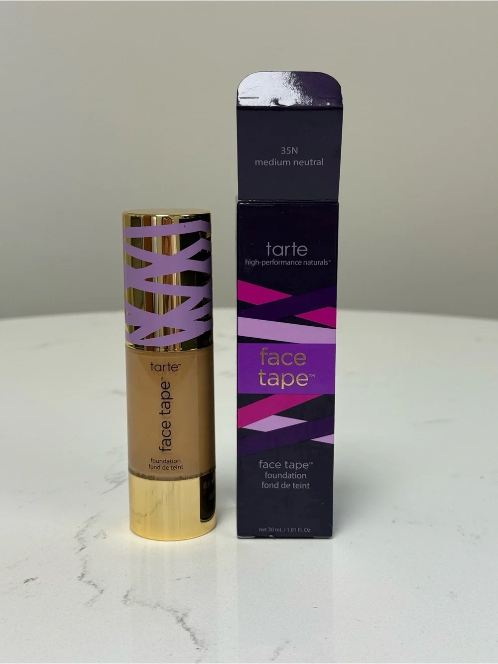 tarte Face Tape Foundation - (35N Medium Neutral)-Used 2/3 full